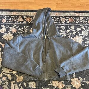 Lounge Apparel Cropped Zip